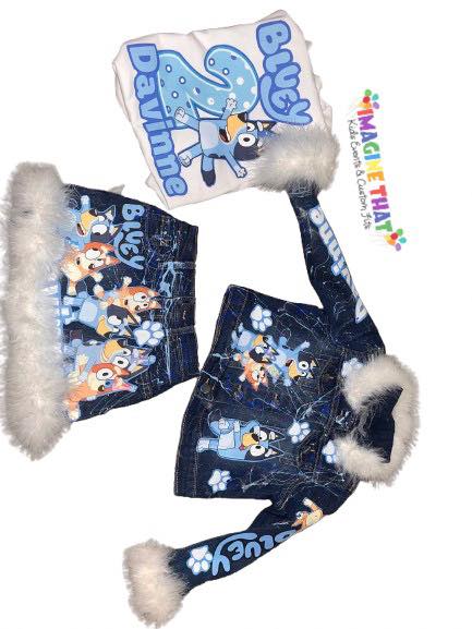 3 Piece Denim Set - Custom Outfit