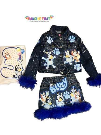 3 Piece Denim Set - Custom Outfit