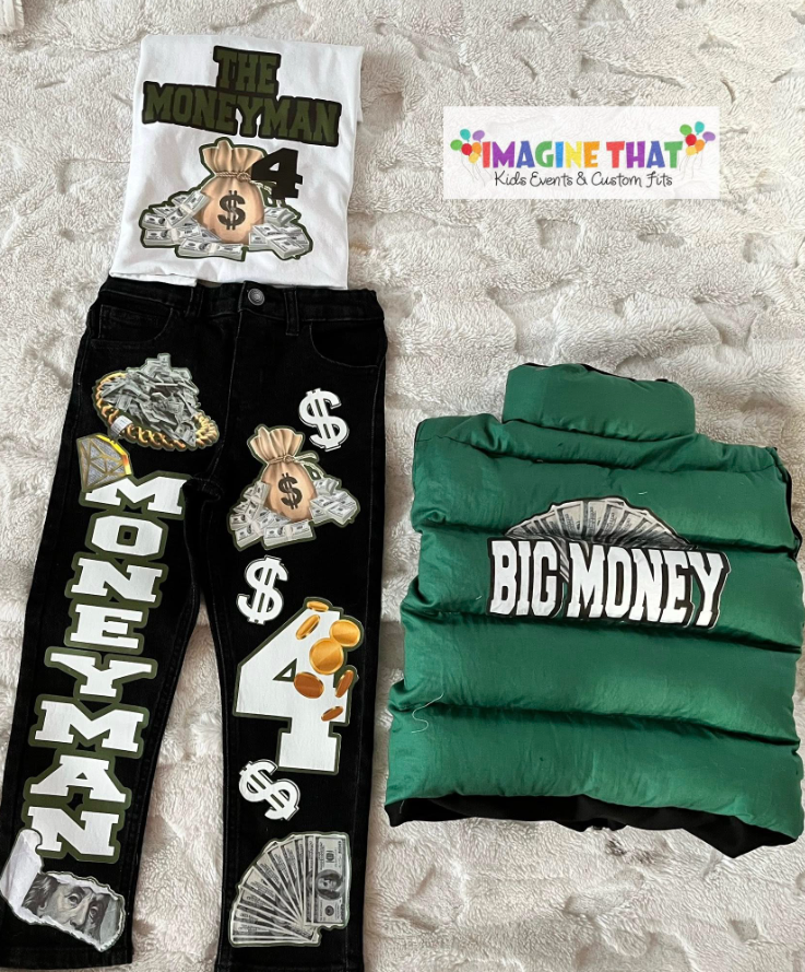 Three Piece Set With Vest