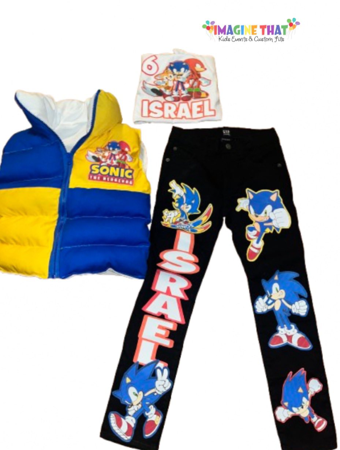 Three Piece Set With Vest