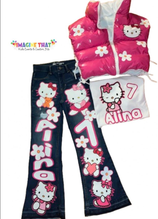 Three Piece Set With Vest